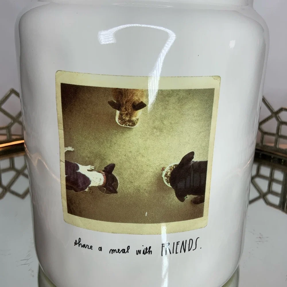 Rae Dunn Puppy Canister Friends 8 1/2